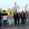 Pro Bad Säckingen ist gut aufgestellt: Der Vorstand von links, der zweite Vorsitzende Niels Bosley, Beisitzer Sebastian Kuschner, die ...