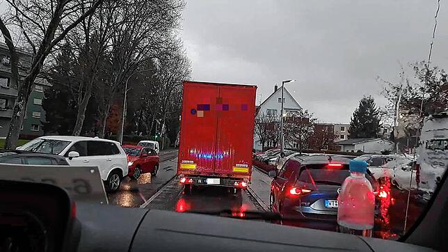 Mit dem Rettungswagen durch Bad Säckingen.