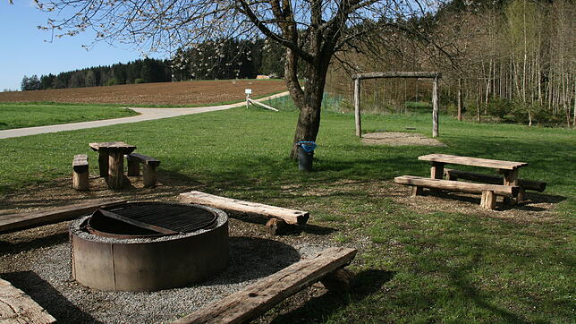 Der Grillplatz in Rohrdorf.