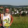 &bdquo;Das ist meine Heimat, hier bin ich aufgewachsen.&ldquo; Bürgermeisterkandidat Thomas Braun steht auf dem Roßberg, im Hintergrund ...