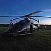 Ein Polizeihubschrauber sucht mit Wärmebildkamera nach einer Person in Not. In Villingen wurde jetzt über Nacht ein vermisster ...