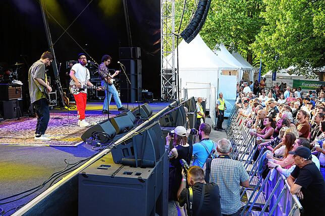 Die Band „Delta Fuchs“ brachte vorletztes Jahr das Publikum auf Temperatur, bevor „Joss Stone“ das Abschlusskonzert spielte.