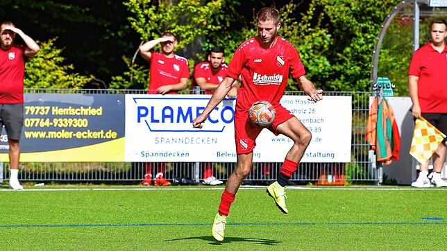 Zentrale Figur: Jonas Matzner ist beim FC Bergalingen nicht nur Vizekapitän, sondern eine wertvolle Stütze.