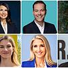 Rita Schwarzelühr-Sutter (SPD), Felix Schreiner (CDU), Jan-Lukas Schmitt (Grüne), weiter untere Reihe von links: Nathalie Wagner (FDP), ...