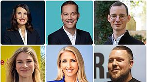 Rita Schwarzelühr-Sutter (SPD), Felix Schreiner (CDU), Jan-Lukas Schmitt (Grüne), weiter untere Reihe von links: Nathalie Wagner (FDP), ...
