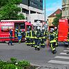 Der Bereich rund um das Rathaus Lörrach war wegen eines Großeinsatzes abgesperrt.
