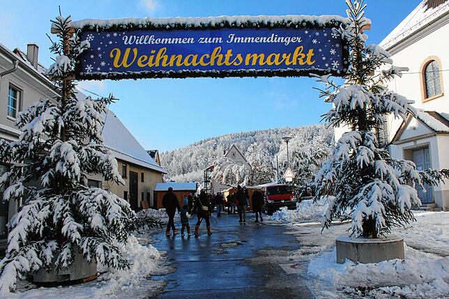 Bild 21: Winterlicher Weihnachtsmarkt in Immendingen