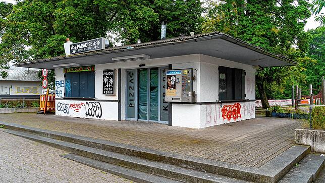 Der Kiosk an der Brigach wird noch in diesem Jahr abgerissen. Aktuell laufen von Seiten der Stadt die Ausschreibungen. Unser Bild zeigt ...
