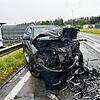 Fünf Personen wurden bei einem Unfall bei Koblenz schwer verletzt.