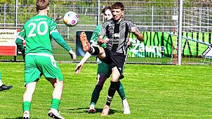 Saisontore vier und fünf: Noel Zipfel – hier ein Archivfoto – traf beim ersten Heimsieg des Aufsteigers FC Hochrhein doppelt. Die Partie ...