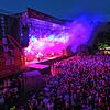 Die Sportfreunde Stiller sorgen für Stimmung beim Lörracher Stimmen-Festival.