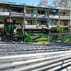 Der Zaun ist wieder weg: Wie von der Stadt Konstanz angekündigt, haben Mitarbeiter der Technischen Betriebe die Absperrung um die ...