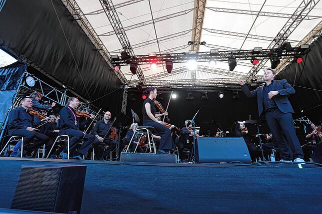 Bild 4: Weiter geht‘s – auch am zweiten Campus-Festival-Tag wird gefeiert