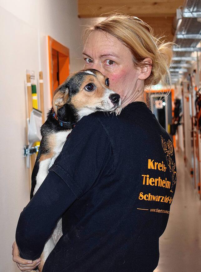 Nadine Vögel mit Jenny.