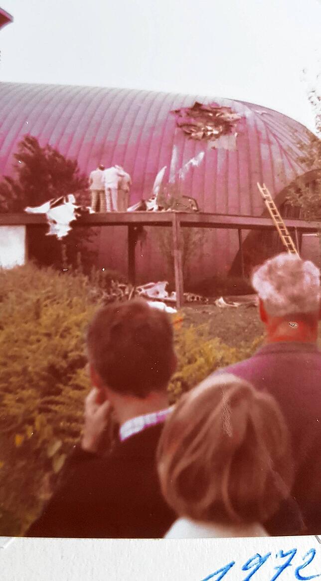 Helmut Mayer hat im Juli 1972 an der Unglücksstelle dieses Foto gemacht.