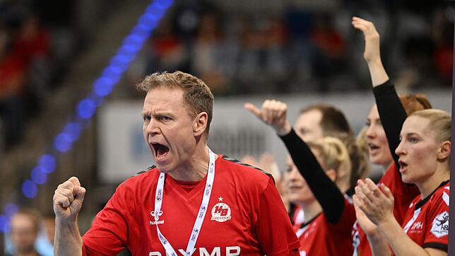 Double-Sieg für Trainer Jakob Vestergaard und die Handballerinnen der HB Ludwigsburg.