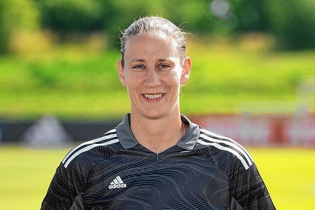 Torhüterin Ann-Katrin Berger.