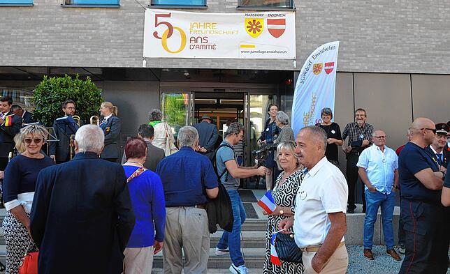 Bild 9: Bilder vom Empfang der Delegation aus Ensisheim im Markdorfer Rathaus (2/2)