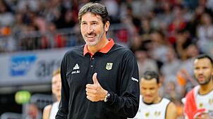 Bundestrainer Alex Mumbru sah auch im zweiten EM-Test viel Positives.