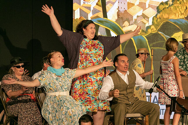 Bild 1: Bilder von der Bühnenshow des Heimatabends an der 551. Waldshuter Chilbi <br />