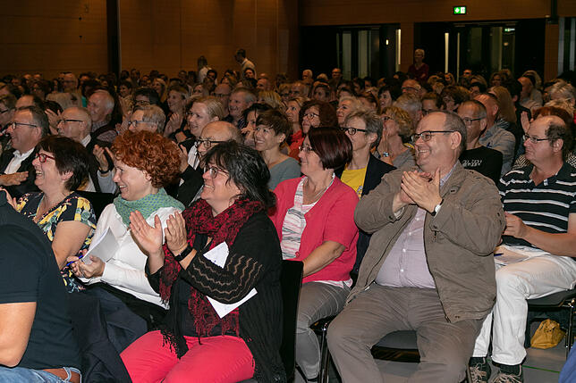 Bild 4: Dani Nieth, Experte für Selbstmotivation, in Waldshut: Bilder des fünften SÜDKURIER-Wissensforums
