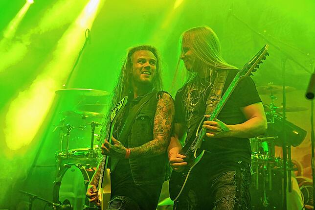 Bild 22: Bilder vom Metalacker: &bdquo;Rage&ldquo; versetzt die Fans der härteren Musik-Gangart in Begeisterung