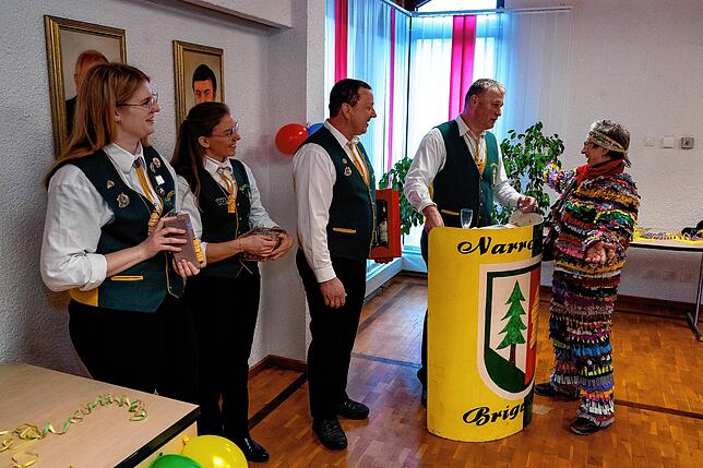 Bild 41: Grenzsteintreffen Brigachtal: So schön war‘s bei der Narrenmesser und dem Zunftmeisterempfang
