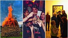 Ob Osterfeuer, Partys oder Kunstausstellungen – auch an den Osterfeiertagen ist im Hegau einiges los.