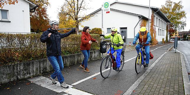 Bild 3: Wenn es mal wieder eng wird: Hier müssen Radfahrer in Konstanz besonders vorsichtig sein