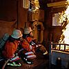 Üben für den Ernstfall: Nur durch ständiges Üben können die Feuerwehrleute im Ernstfall richtig handeln. Unser Bild zeigt eine ...