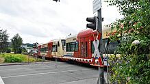 Am Bahnübergang an der Goethestraße ist es am Dienstag zu einem Unfall gekommen. Der Zug hatte den Bahnhof, anders wie auf unserem ...