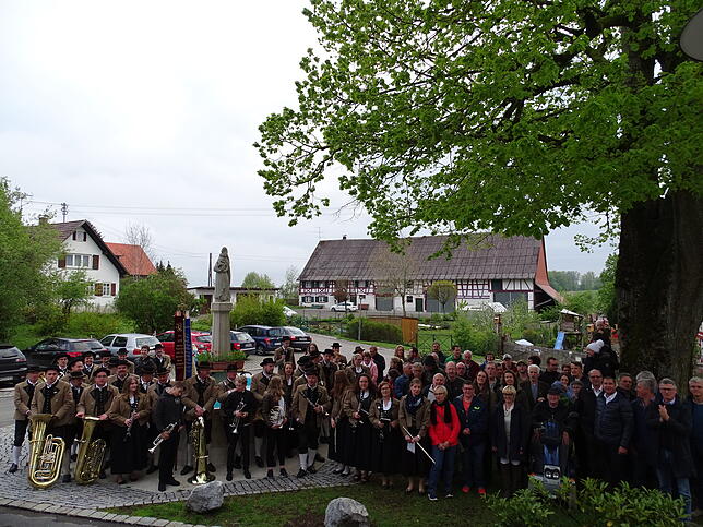 Nach der Fertigstellung der Ortsdurchfahrt wurde in Betenbrunn gefeiert.