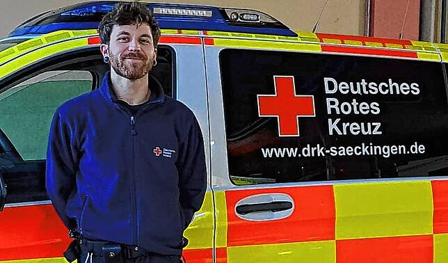 Max Neumann ist im Einsatz, wenn Menschen medizinische Hilfe benötigen.