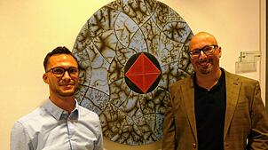 Zuhörer im Rat: Kita-Leiter Elias Sturm (St. Georg Behla, links) und Manuel Schneider (St. Verena Hüfingen). Bild: Rainer Bombardi