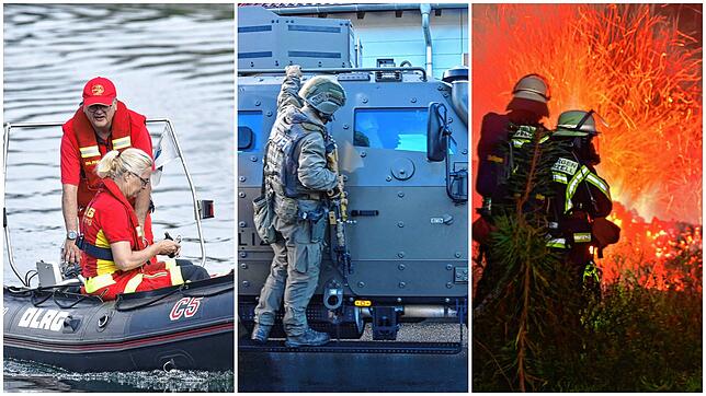 Lebensretter, Sondereinsatzkommando und Feuerwehr ... im Jahr 2024 sind im Schwarzwald-Baar-Kreis alle Blaulicht-Gewerke gefordert. Die ...
