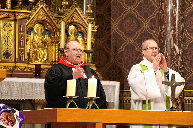 Bild 11: Ökumenische Narrenmesse in St. Peter & Paul Bonndorf
