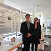 Erster Platz im Fachbereich Chemie: Robin Schönegg und Franziska von Wulffen.