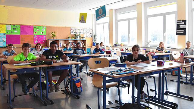 Sie werden wieder als ganze Klasse unterrichtet: Die 4b der Robert-Gerwig-Schule in St. Georgen.