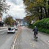 Der Radweg an der Konzilstraße, auf dem sich der Unfall am 2. November ereignete.