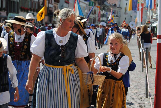 Bild 40: Bilder vom Jubiläumsumzug der 550. Waldshuter Chilbi mit 2000 Teilnehmern