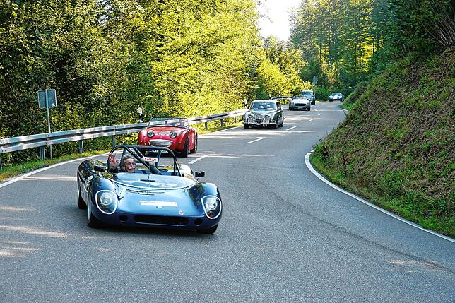 Bild 8: Die Oldtimer-Rallye Eggberg-Klassik am Samstag sorgt wieder für Begeisterung