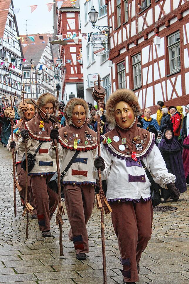 Die Nidler der Stegstreckerzunft aus Pfullendorf. Bild: Kirsten Johanson
