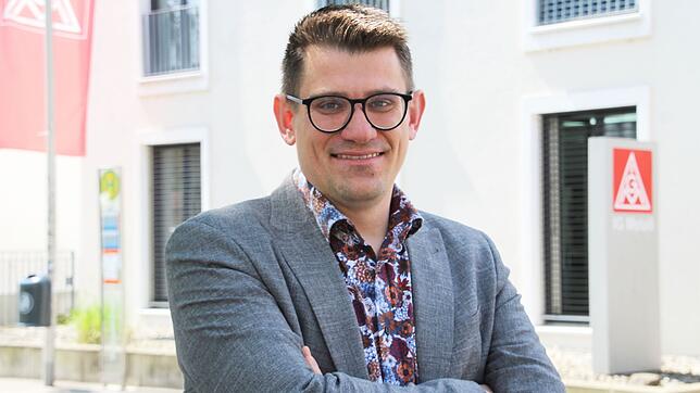 Frederic Striegler von der IG Metall freut sich über Zuwächse bei den Mitgliedern. Damit trotzt die Gewerkschaft am Bodensee dem ...