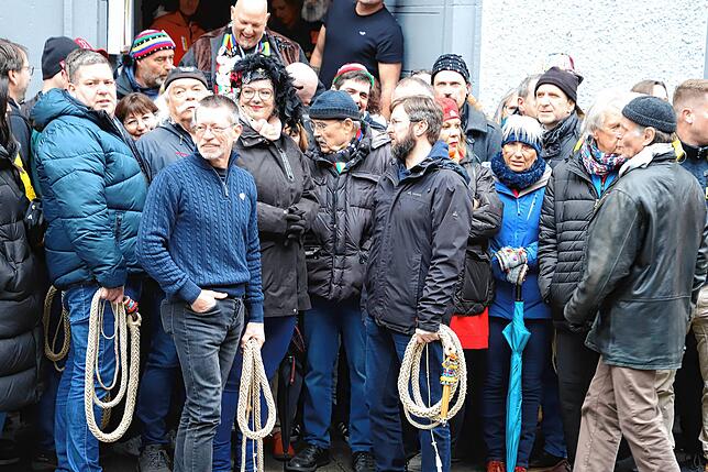 Bild 17: Überlingen: Einschnellen der Fasnet am Dreikönigstag