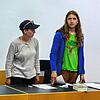 Laura Kiehne und Samuel Bosch v.l. beim neu angesetzten Prozess gegen die Klimaaktivisten. (Achtung: Wenn notwendig Bilder pixeln und ...