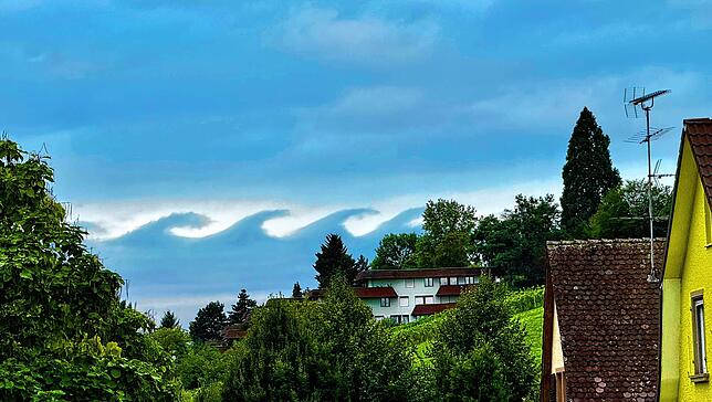 Ein weiteres Bild von der Kelvin-Helmholtz-Instabilität.