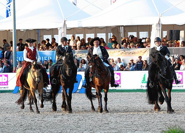 Bild 22: Zwischen Adrenalin und Tradition: Der spektakuläre Showabend beim Fest der Pferde auf den Immenhöfen
