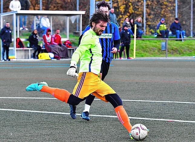 Platz drei: Yannic Frey vom SV Jestetten hat in der Vorrunde zwei Trainer von sich überzeugt.