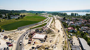 Bild : Mega-Projekt B33 aus der Vogelperspektive: Wie ist der Stand der Baustelle?
