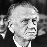 Der Maler und Künstler Otto Dix, aufgenommen in Hamburg im Dezember 1966. Drei Jahre später starb er in Singen. Von 1936 bis zu seinem ...